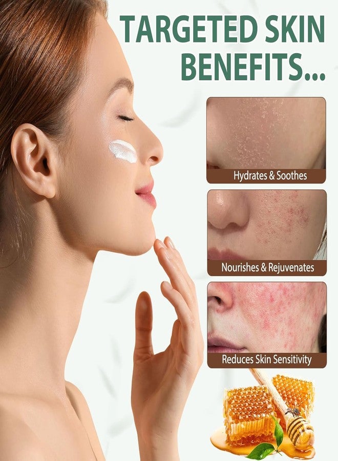 سكاي نيست دهن البقر للبشرة - بلسم مخفوق من دهن البقر والعسل مع دهن البقر الذي يتغذى على العشب - مرطب يومي عضوي للوجه والجسم - تغذية عميقة للبشرة الحساسة - 127 غرام - Image 2